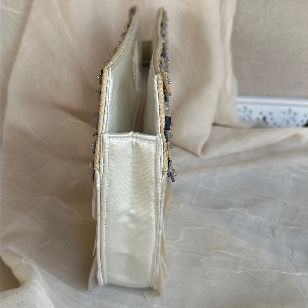 Genuine mother of pearl hand bag purse - Picture 4 of 11